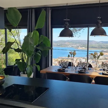 Rouquier, Vue Panoramique, Et Port De Sete, Climatise, Jacuzzi 别墅