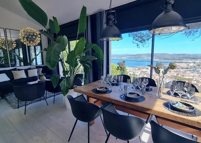 Villa Rouquier, Vue Panoramique, Et Port De Sete, Climatise, Jacuzzi *