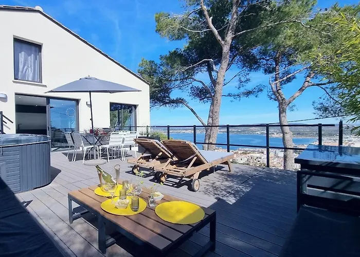 Rouquier, Vue Panoramique, Et Port De Sete, Climatise, Jacuzzi Villa