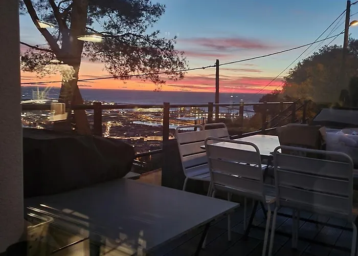 Villa Rouquier, Vue Panoramique, Et Port De Sete, Climatise, Jacuzzi Sète