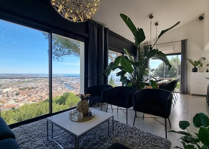 Rouquier, Vue Panoramique, Et Port De Sete, Climatise, Jacuzzi * Sète